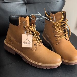Cliffs by White Mountain Men's Brown Lace-Up Boots